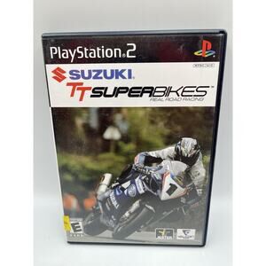Suzuki TT Superbikes Real Road Racing PlayStation 2 PS2 Complete in Box